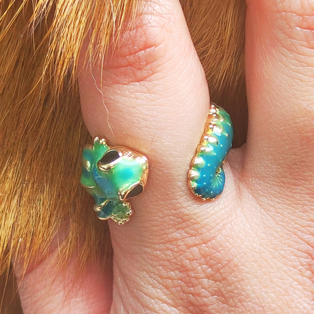 Lizard adjustable ring