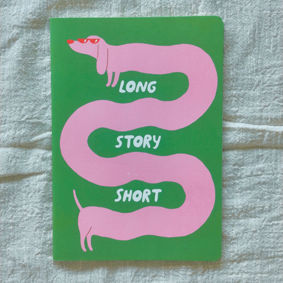 Notebook Long Story Short with dog design